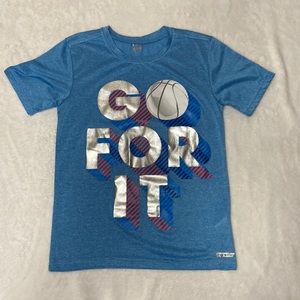 Boys 10/12 go for it basketball t shirt